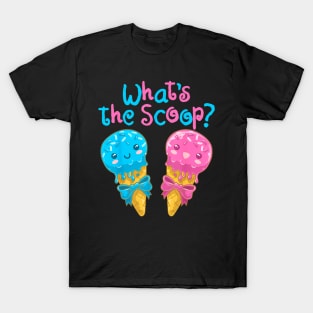 What's The Scoop Gender Reveal T-Shirt